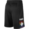 Men's Denver Nuggets Black Basketball Shorts 2019/20 - City Edition - uafactory