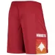Men's Denver Nuggets Red Basketball Shorts 2020/21 - City Edition - uafactory