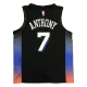 New York Knicks Carmelo Anthony #7 2020/21 Swingman Jersey Black for men - City Edition - uafactory