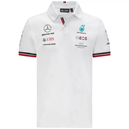 Men Mercedes AMG Petronas F1 White Team 2021 - uafactory