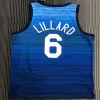 U.S. Men's Basketball Team Damian Lillard #6 2021 Swingman Jersey Navy for men - uafactory