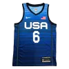 U.S. Men's Basketball Team Damian Lillard #6 2021 Swingman Jersey Navy for men - uafactory