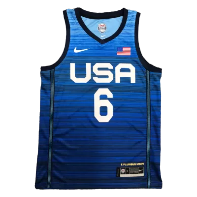 U.S. Men's Basketball Team Damian Lillard #6 2021 Swingman Jersey Navy for men - uafactory