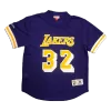 Men's Los Angeles Lakers Earvin Johnson #32 Purple Retro Jersey - uafactory