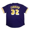 Men's Los Angeles Lakers Earvin Johnson #32 Purple Retro Jersey - uafactory