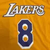 Men's Los Angeles Lakers Kobe Bryant #8 Yellow Retro Jersey - uafactory