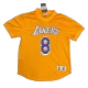 Men's Los Angeles Lakers Kobe Bryant #8 Yellow Retro Jersey - uafactory