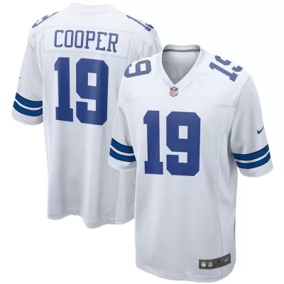 Men Dallas Cowboys COOPER #19 White Game Jersey - uafactory