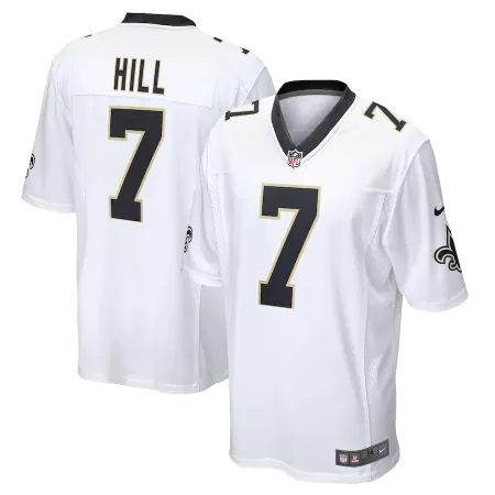 Men New Orleans Saints HILL #7 White Game Jersey - uafactory