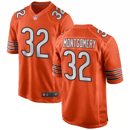 Men Chicago Bears Bears MONTGOMERY #32 Orange Game Jersey - uafactory