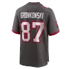 Men Tampa Bay Buccaneers GRONKOWSKI #87 Gray Vapor Limited Jersey - uafactory