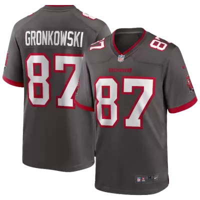 Men Tampa Bay Buccaneers GRONKOWSKI #87 Gray Vapor Limited Jersey - uafactory