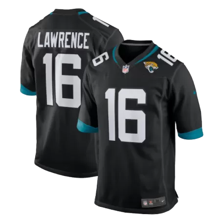 Men Jacksonville Jaguars Trevor Lawrence #16 Black Game Jersey - uafactory