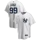 Men New York Yankees JUDGE #99 Home White MLB Jersey - uafactory