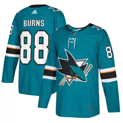 Men San Jose Sharks BURNS #88 NHL Jersey - uafactory