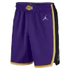 Men's Los Angeles Lakers Purple Basketball Shorts 2020/21 - Association Edition - uafactory