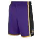 Men's Los Angeles Lakers Purple Basketball Shorts 2020/21 - Association Edition - uafactory