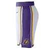 Men's Los Angeles Lakers White Basketball Shorts 2019/20 - Association Edition - uafactory