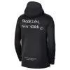 Men's Brooklyn Nets Hoodie Jacket Black - uafactory