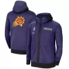 Men's Phoenix Suns Hoodie Jacket Purple - uafactory