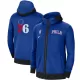 Men's Philadelphia 76ers Hoodie Jacket Blue - uafactory