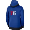 Men's Philadelphia 76ers Hoodie Jacket Blue - uafactory