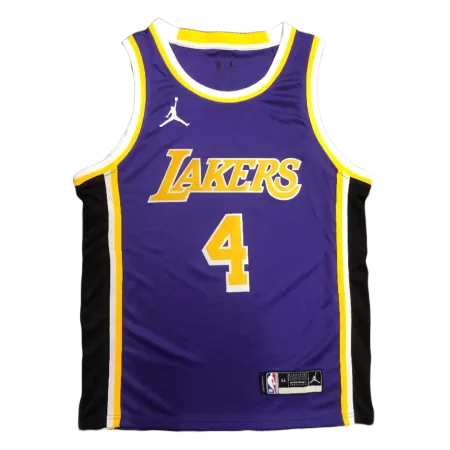 Los Angeles Lakers Rajon Rondo #4 Swingman Jersey Purple for men - Statement Edition - uafactory