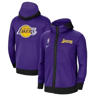 Men's Los Angeles Lakers Hoodie Jacket Purple - uafactory