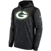 Men Green Bay Packers Black NFL Hoodie 2021 - uafactory