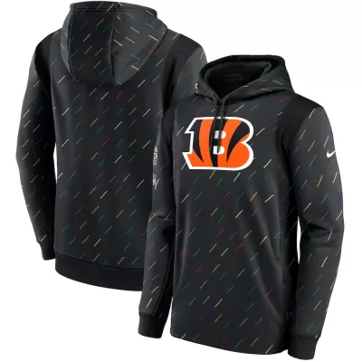 Men Cincinnati Bengals Black NFL Hoodie 2021 - uafactory