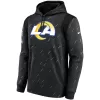 Men Los Angeles Rams Black NFL Hoodie 2021 - uafactory