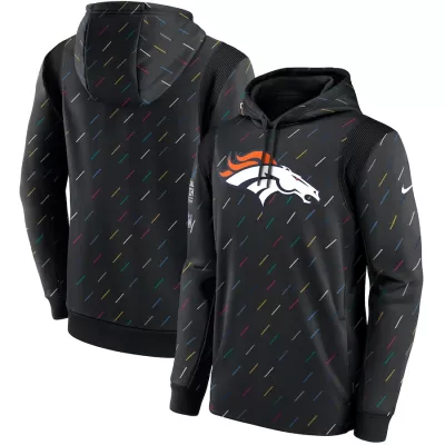 Men Denver Broncos Black NFL Hoodie 2021 - uafactory