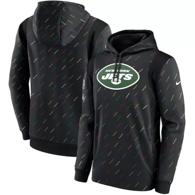 Men New York Jets Black NFL Hoodie 2021 - uafactory