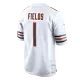 Men Chicago Bears FIELDS #1 White Game Jersey - uafactory