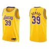 Los Angeles Lakers Dwight Howard #39 2021/22 Swingman Jersey Gold for men - Association Edition - uafactory