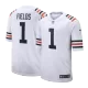 Men Chicago Bears FIELDS #1 White Game Jersey 2019 - uafactory