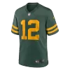 Men Green Bay Packers Aaron Rodgers #12 Green Game Jersey - uafactory