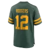 Men Green Bay Packers Aaron Rodgers #12 Green Game Jersey - uafactory