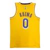 Los Angeles Lakers Kyle Kuzma #0 2021 Swingman Jersey Gold for men - Association Edition - uafactory