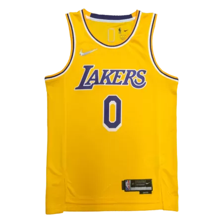 Los Angeles Lakers Kyle Kuzma #0 2021 Swingman Jersey Gold for men - Association Edition - uafactory