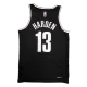 Brooklyn Nets James Harden #13 Swingman Jersey Black for men - Association Edition - uafactory