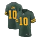 Men Green Bay Packers Jordan Love #10 Green Game Jersey - uafactory