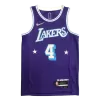 Los Angeles Lakers Rajon Rondo #4 2021/22 Swingman Jersey Purple for men - City Edition - uafactory