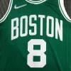 Boston Celtics Kemba Walker #8 2021 Swingman Jersey Green for men - Association Edition - uafactory