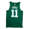 Winnipeg Jets Kyrie Irving #11 2021 Swingman Jersey Green for men - Association Edition - uafactory