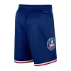 Men's Brooklyn Nets Navy Basketball Shorts 2021/22 - City Edition - uafactory