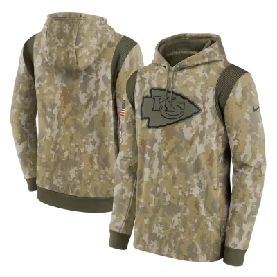 Men Kansas City Chiefs Camo NFL Hoodie 2021 - uafactory