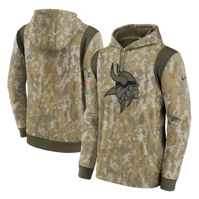 Men Minnesota Vikings Camo NFL Hoodie 2021 - uafactory