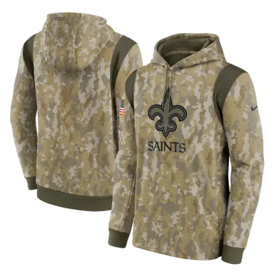 Men New Orleans Saints Camo NFL Hoodie 2021 - uafactory