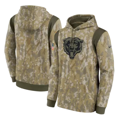 Men Chicago Bears Camo NFL Hoodie 2021 - uafactory